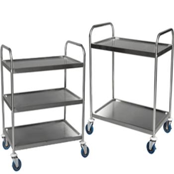 Medical Stainless Steel Surgical Trolleys - Large