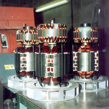 Alternators with External Cooling Fans