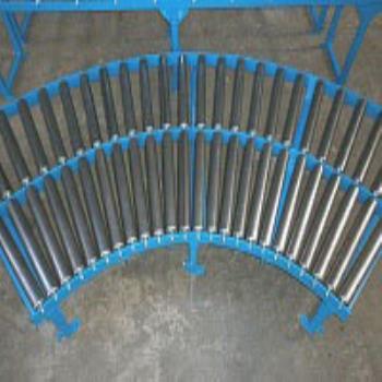 Gravity Roller Curved Bend Conveyors