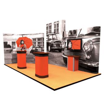 HYBRID AND CUSTOM POP UP EXHIBITION STAND PACKAGES