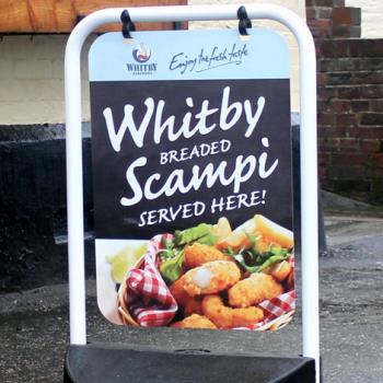 SWINGSIGN PRINTED PAVEMENT SIGN (INCL. VAT)