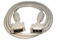 DVI-D Standard 18 + 1 pin Male to Male Cable Lead Grey 2m