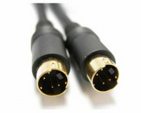 SVHS (S-video) Plug to Plug Video Cable 4 pin Mini DIN Gold  1.5m