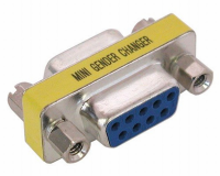 Gender Changer 9 pin Female to Female Serial Coupler RS232 Adapter