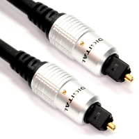 Pure TOS Link TOSLink Optical Digital Audio Cable HQ 6mm Lead  2m