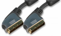 Ultra Pure Scart Cable OFC with Ferrites  3m