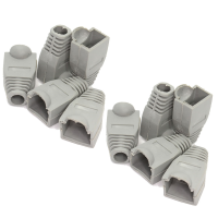 RJ45 Boots For Networking Cables 6mm Entry Grey (pack of 10)