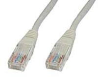 Grey Network Ethernet RJ45 Cat-5E UTP PATCH LAN COPPER Cable 50cm 0.5m
