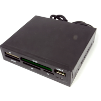 3.5" Internal Memory Card Reader with Front USB 2.0 port BLACK