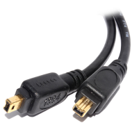 Gembird FireWire 4-Pin to 4-Pin Gold IEEE 1394 Cable 3m 10ft
