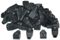 Boot for RJ45 Ethernet Network Cables BLACK Pack of 100 Boots