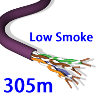 Low Smoke CAT5e-CCA LSZH LSOH UTP Ethernet Network Cable Reel Box 305m