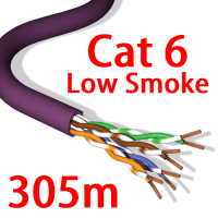 Low Smoke CAT6 LSZH LSOH UTP COPPER Ethernet Network Cable Reel 305m