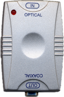 Optical TOS to Digital Audio Coax SPDIF Phono RCA Converter Adapter