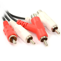 Pro Signal Stackable 2 x RCA Phonos to Phonos Cable 2m