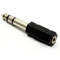 3.5mm (3.5 mm) MONO Socket to 6.35mm Stereo Jack Converter Adapter