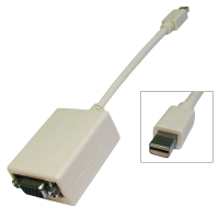 Mini-DisplayPort to VGA/SVGA 15 pin HD15 Adapter for MacBooks