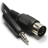 5 Pin Din MIDI Plug To 3.5mm Jack Stereo Plug Audio Cable 2m