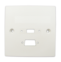 Pre Drilled Mounting Wall Faceplate for USB & SVGA Panel Stub White