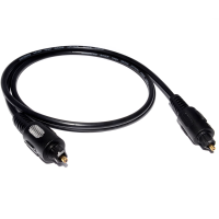 Sandberg Digital High Grade Optical TOS Fiber 4mm Cable 1m Lead