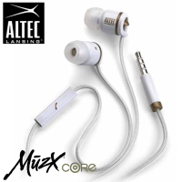 Muzx Core Noise-Isolating Ultimate Sound SnugFit Earphones with Mic