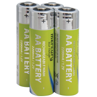 AA 2200mA 1.2V Nickel Metal Hydride Rechargeable NiMh Batteries 4 PACK