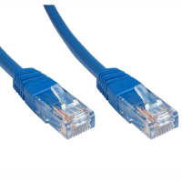 BLUE Network CAT6 COPPER UTP Cable GigaBit Ethernet Patch Lead   2m