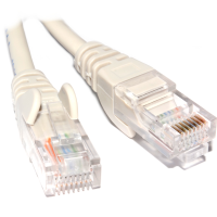 Grey Network Ethernet RJ45 Cat5E-CCA UTP PATCH 26AWG Cable Lead 0.5m