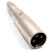 XLR Male Pins to 6.35mm Mono Jack Socket Adapter Converter
