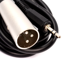 3.5mm Stereo Jack (PC/Laptop) to XLR Male (Mixer/Speaker) 1m