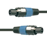 PA System Speaker Lead 4 Pole 2x0.15mm Cable with Locking Ends 20m