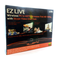 Wireless PC to HD TV Streamer Full HDMI with Skype Video Chat Camera