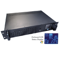 Intelligent Rack-Mount Off-Line UPS 1200VA with LCD & USB Monitoring