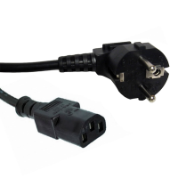 EURO Schuko Plug Power Cord to IEC C13 Plug Lead Cable 3m