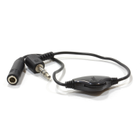 3.5mm Headphone Volume Control for Audio Connections Right Angle  25cm