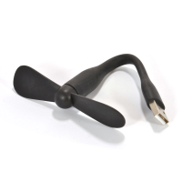USB Portable & Flexible Fan High Powered Fan for Laptop Cooling BLACK