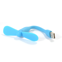 USB Portable & Flexible Fan High Powered Fan for Laptop Cooling BLUE
