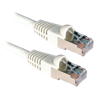 UL Cat6A SSTP LSZH RJ45 Network Ethernet Patch 10GIG Cable 3m WHITE
