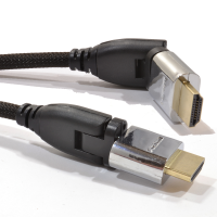 Braided Swivel Rotate HDMI Cable 4k 2k Supports 3D ARC & Ethernet 5m