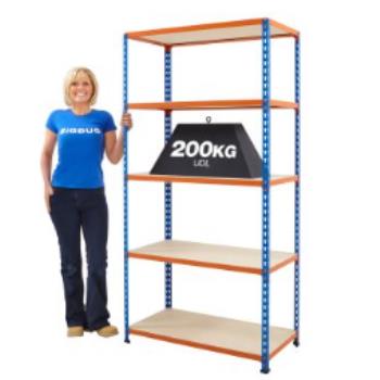 High Shelving with Chip Board Shelves
