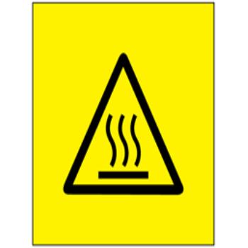 Hot surface symbol labels