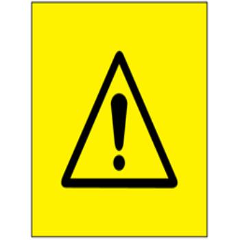 Warning symbol labels