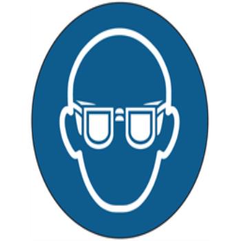 Eye protection symbol labels