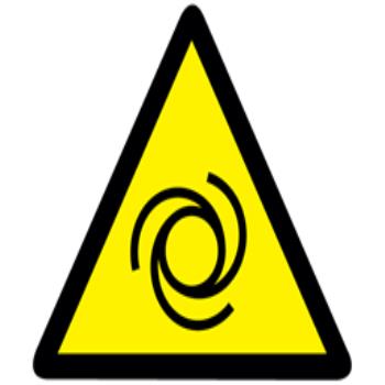 Automatic start warning symbol label