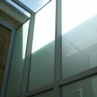 Glass walkway covers