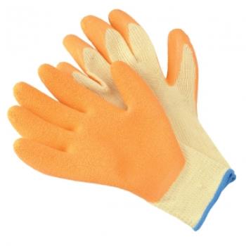 Handler Latex Palmed Grip Glove Orange