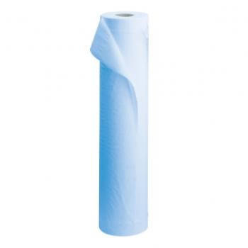 Envirotex 2 ply 20” Blue Couch Rolls - Case of 9