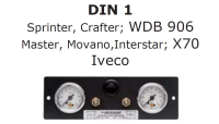 Blank Gauge Control Panel DIN1