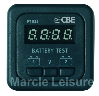 cbe - Battery Test Panel For Two Batteries 12 Volt