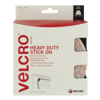 Heavy Duty Velcro? Tape 50mm 25m White